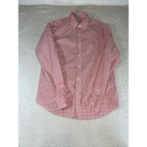 J.Crew Men's Slim Secret Wash Shirt M Multicolor Check Stretch